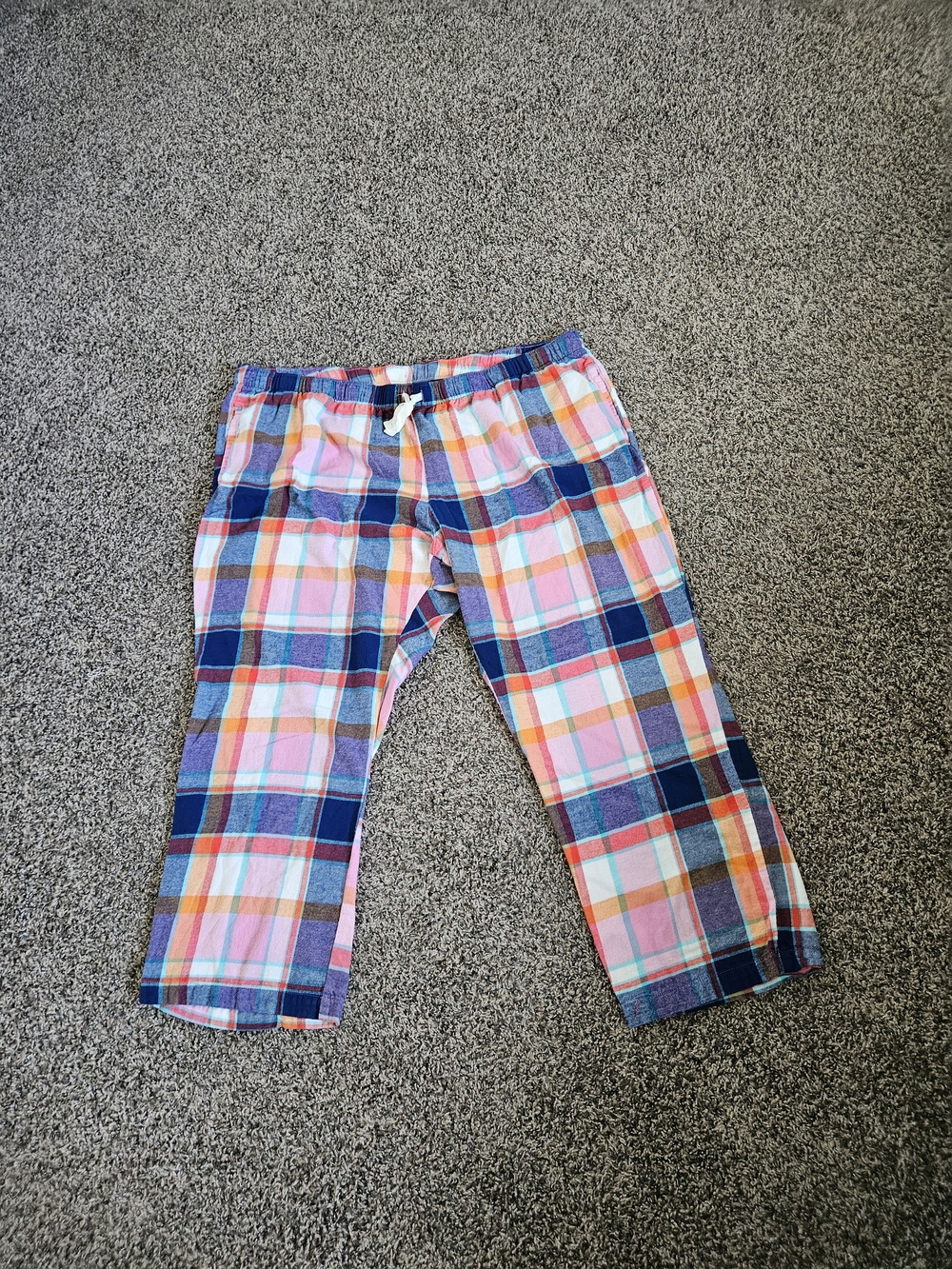 Old Navy Pink Multi Plaid Pull-On Kids Pants